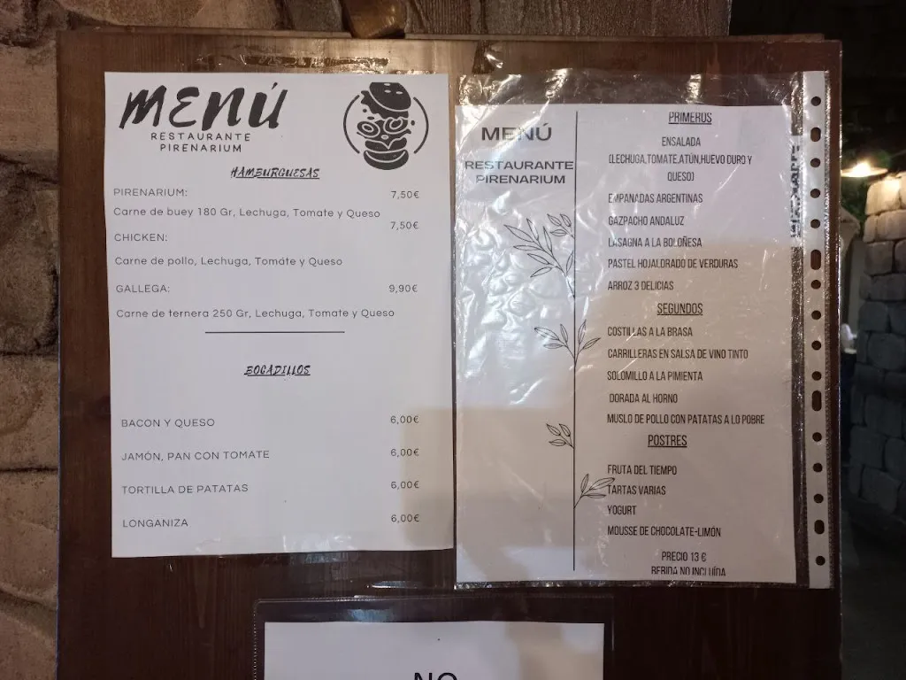 Menu_Restaurante Pirenarium_Sabiñánigo_image_1