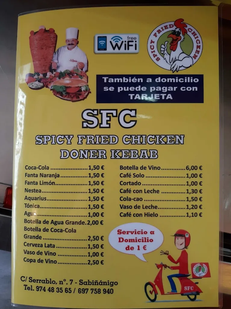 Menu_Restaurante SFC Doner Kebab y Pizza_Sabiñánigo_image_2