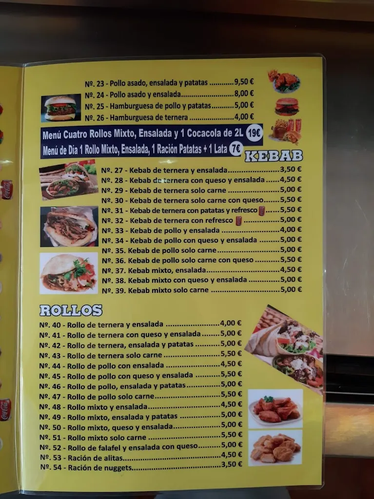 Menu_Restaurante SFC Doner Kebab y Pizza_Sabiñánigo_image_4
