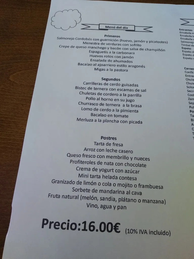 Menu_Bar Restaurante Sabiñánigo Camp_Sabiñánigo_image_2