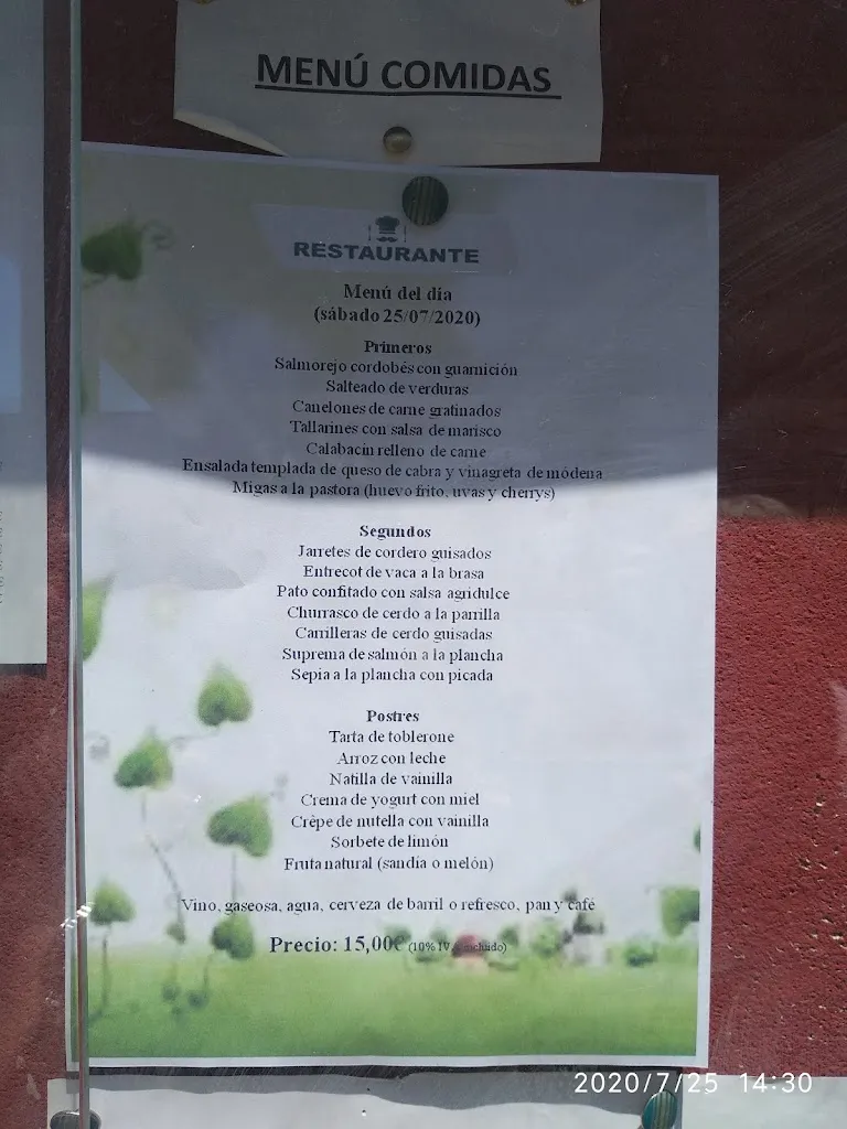 Menu_Bar Restaurante Sabiñánigo Camp_Sabiñánigo_image_3