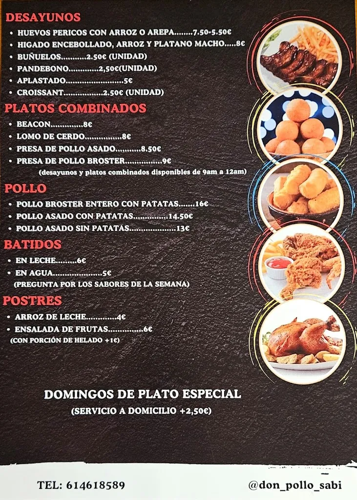 Menu_DON POLLO SABI C&C_Sabiñánigo_image_1