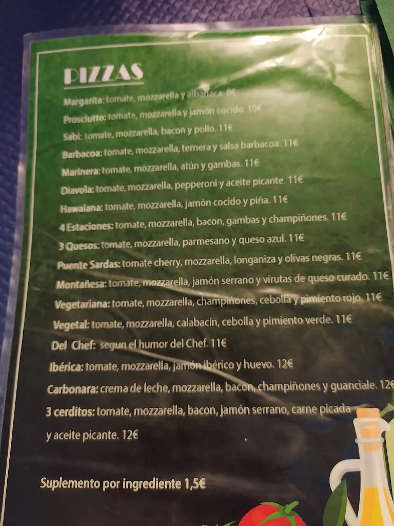 Menu_Pizzería Amo La Vita_Sabiñánigo_immagine_4