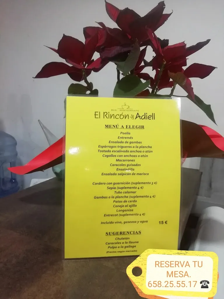 Menu_Bar Restaurante El Rincón de Adiell_Tamarite de Litera_image_3