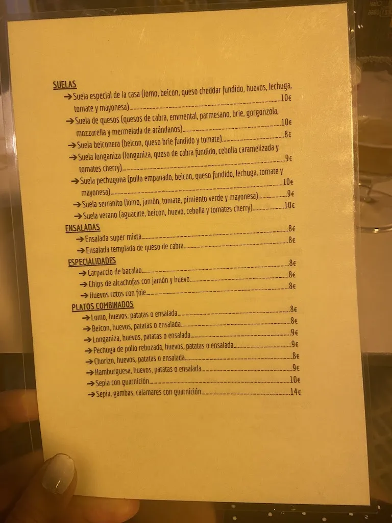 Menu_Bar la Fonda_Tamarite de Litera_image_1