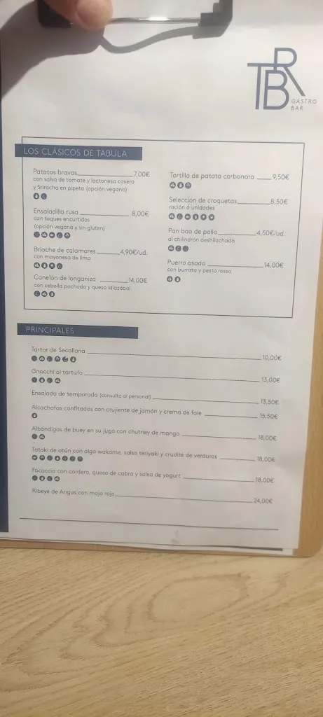 Menu_Tabula Rasa | Gastrobar_Torres de Barbués_image_1