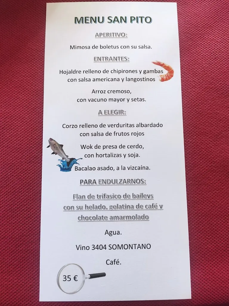 Menu_Molino de Larués_Valle de Lierp_image_2