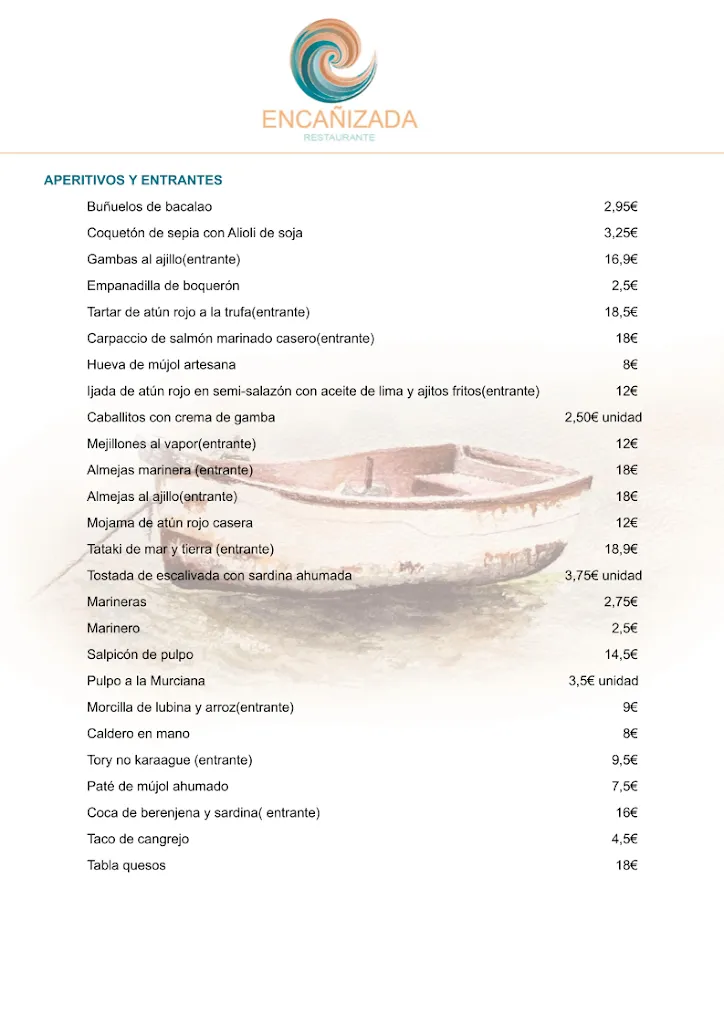 Menu_Restaurante Encañizada_Torre la Ribera_image_2