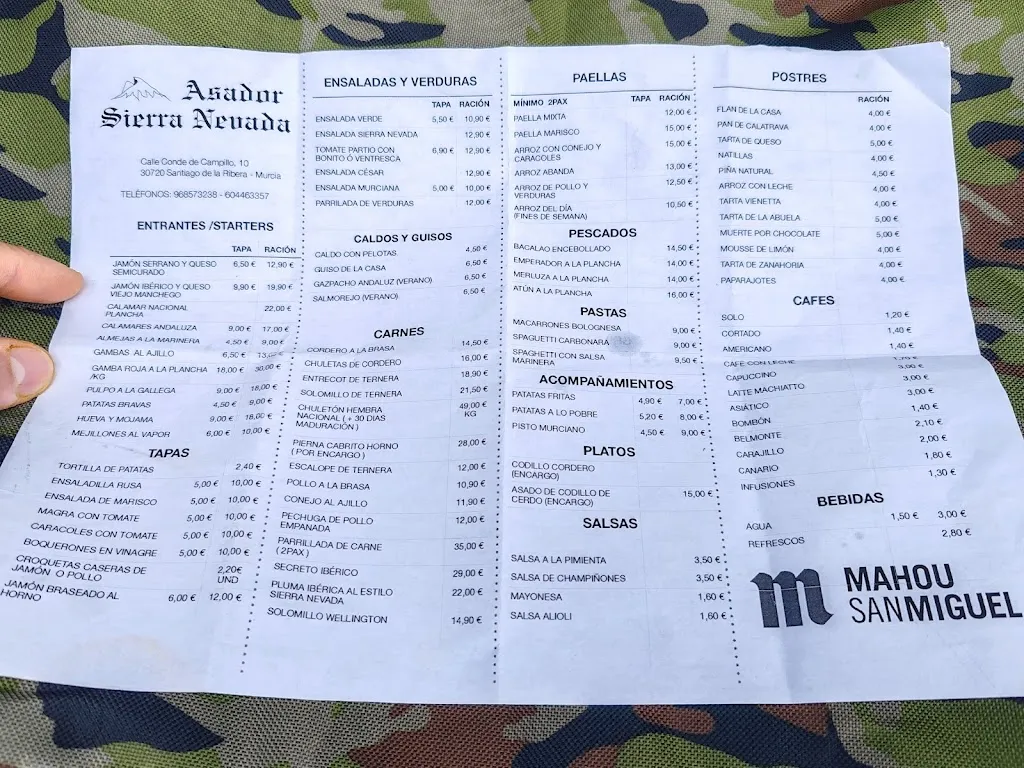 Menu_Asador Sierra Nevada_Torre la Ribera_image_1