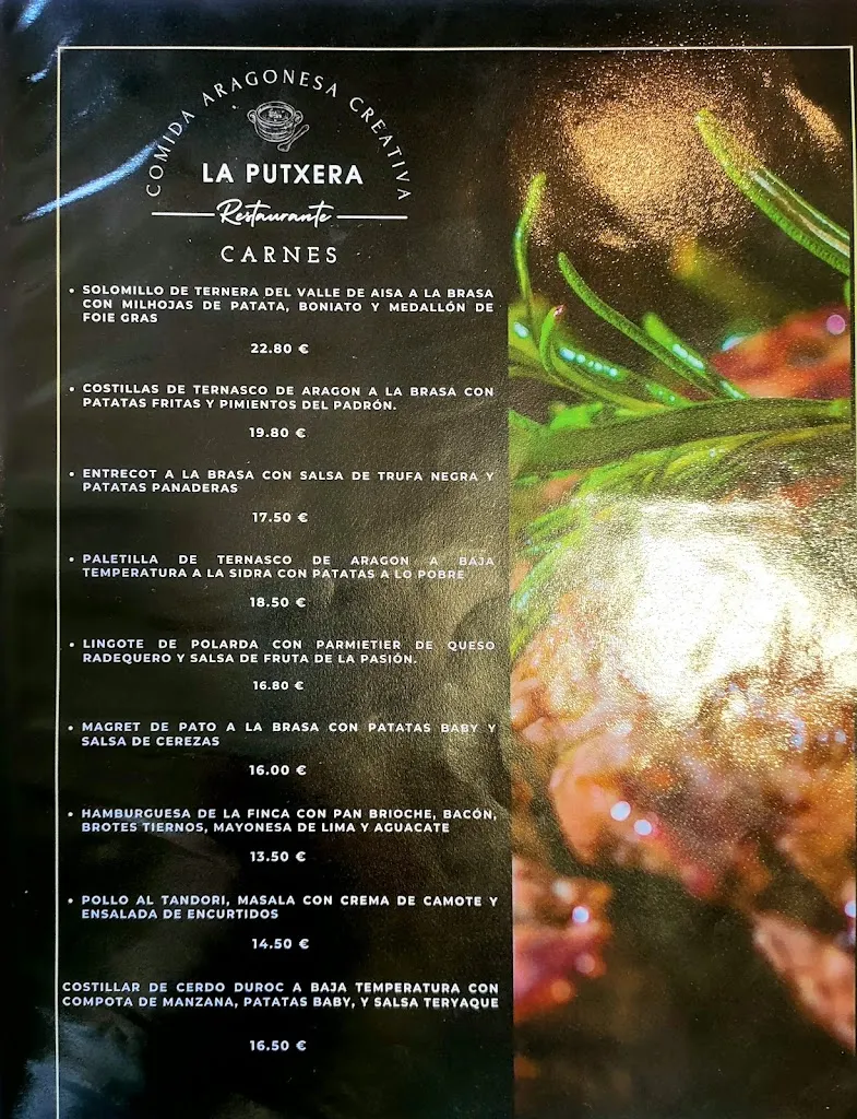 Menu_La Llama del Pirineo_Villanúa_image_1