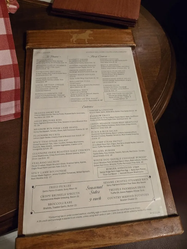 Menu_White Dog Cafe Wayne_Villanova_image_1