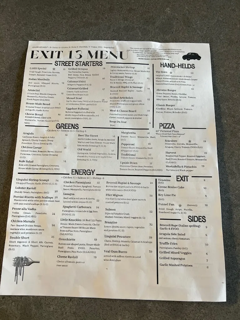 Menu_Exit 13_Villanova_image_1