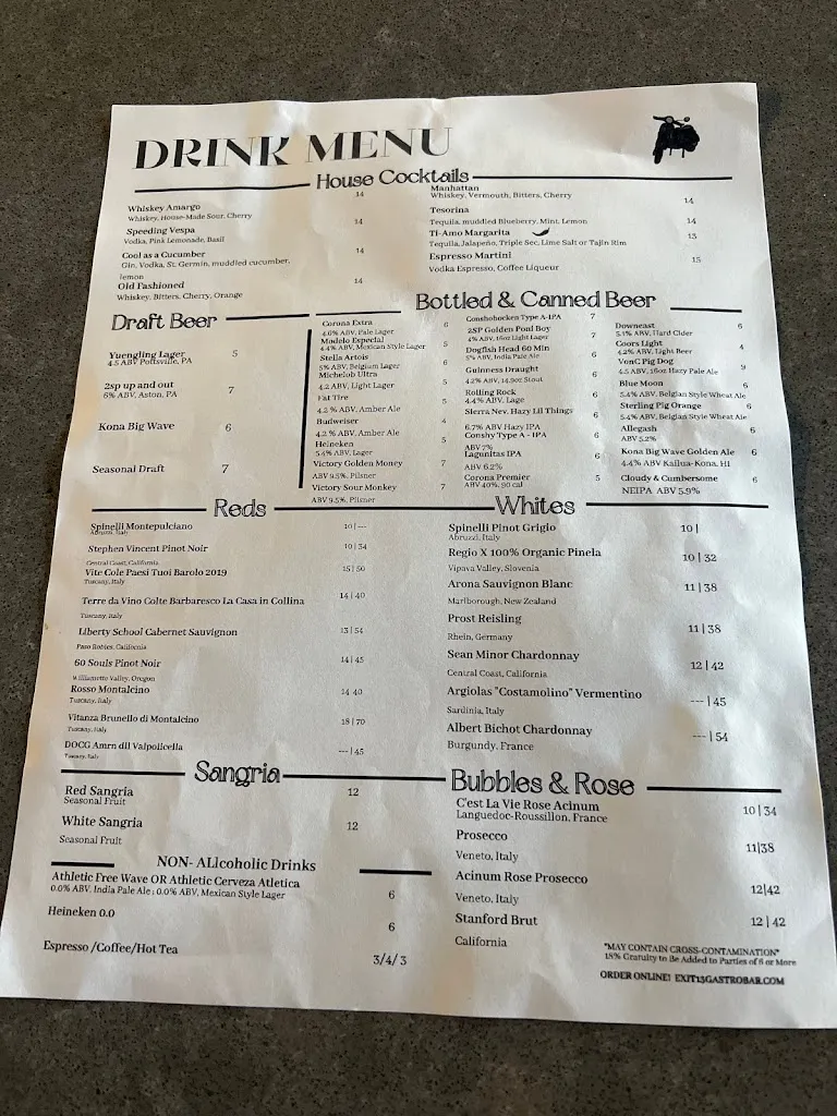 Menu_Exit 13_Villanova_image_2