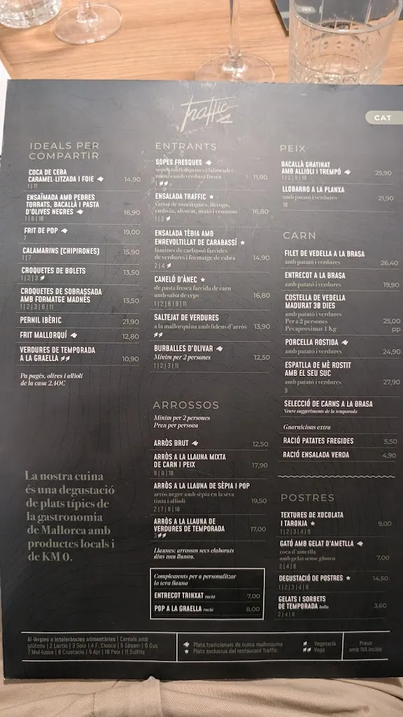 Menu_Restaurant Traffic_Alaró_image_2