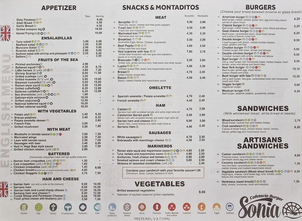 Menu_Cafetería Bar Sonia_Benijofar_immagine_1
