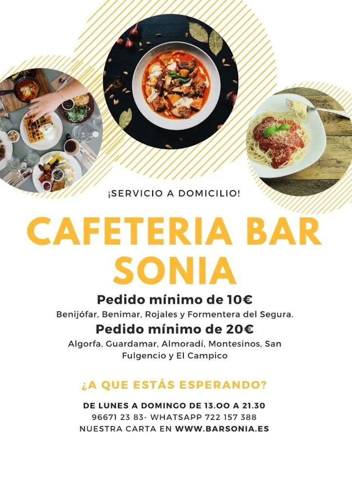 Menu_Cafetería Bar Sonia_Benijofar_immagine_3