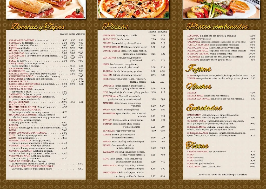 Menu_Restaurant Can Jaumot_Alaior_image_2