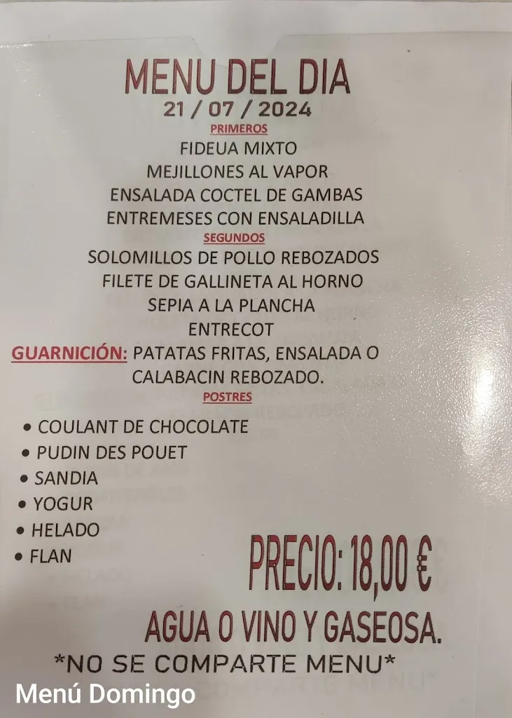 Menu_Bar Restaurant Es Pouet Nou_Alaior_image_2