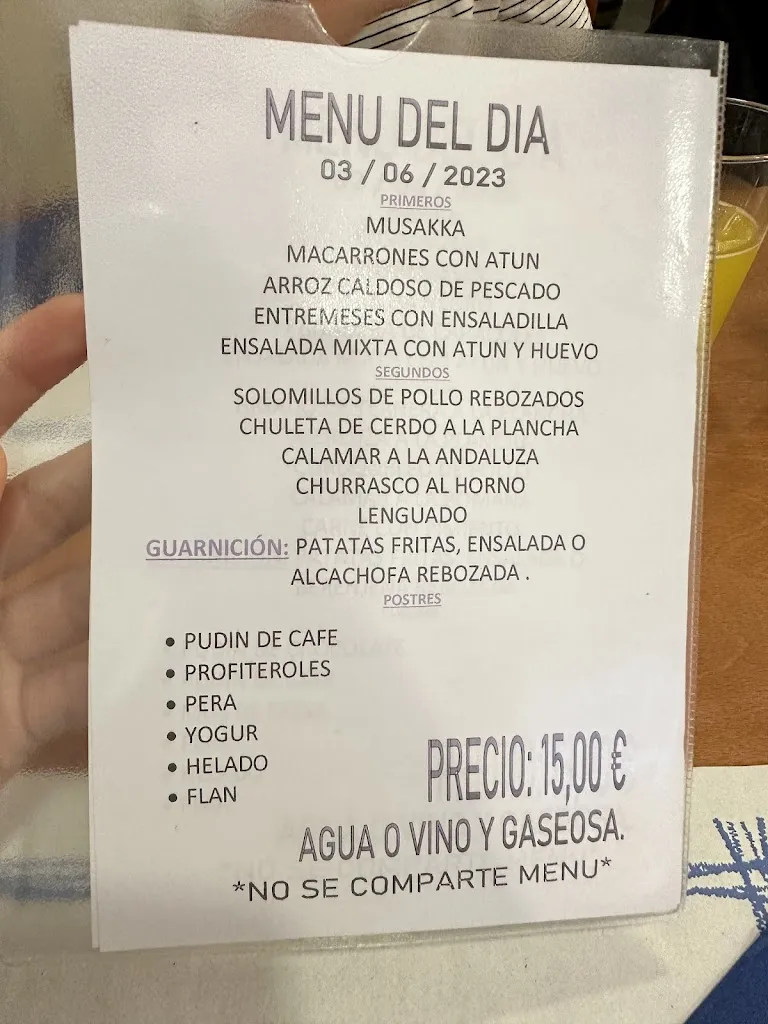 Menu_Bar Restaurant Es Pouet Nou_Alaior_image_3