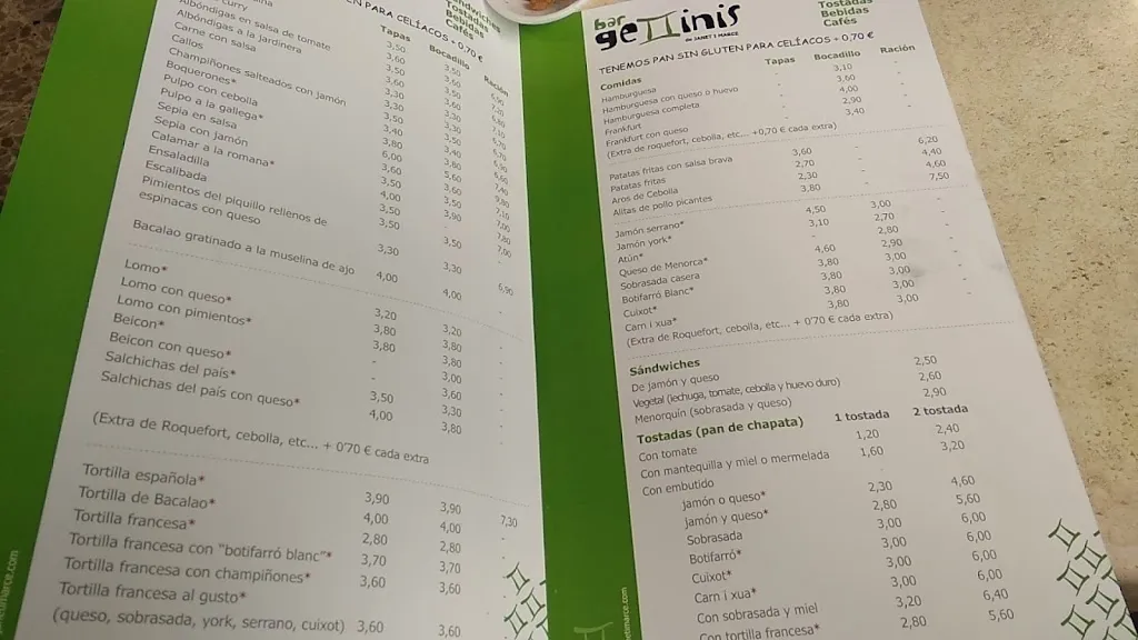 Menu_Bar Geminis_Alaior_image_2