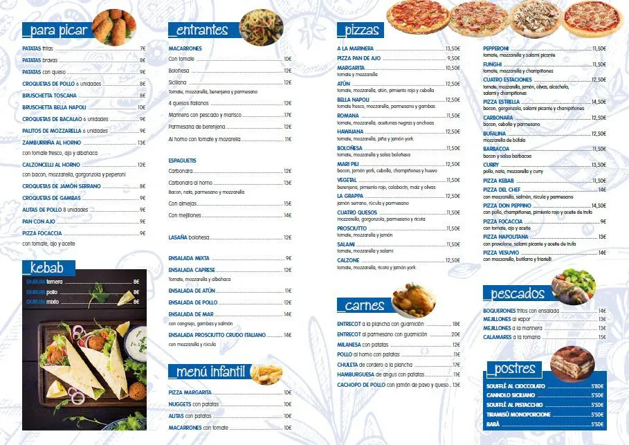 Menu_La Bella Napoli Alaior_Alaior_image_2