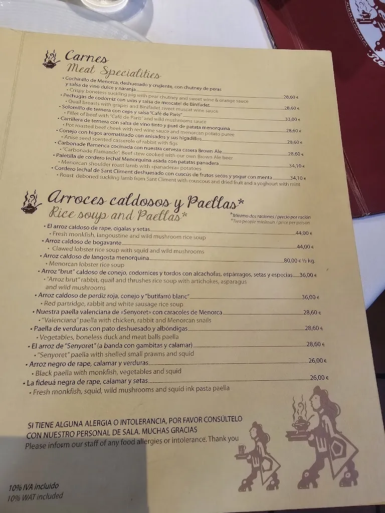 Menu_Restaurant Es Molí de Foc_Alaior_immagine_2