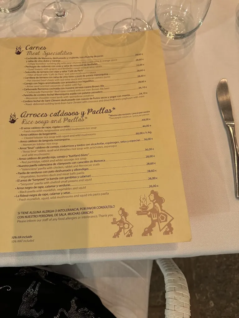 Menu_Restaurant Es Molí de Foc_Alaior_immagine_3