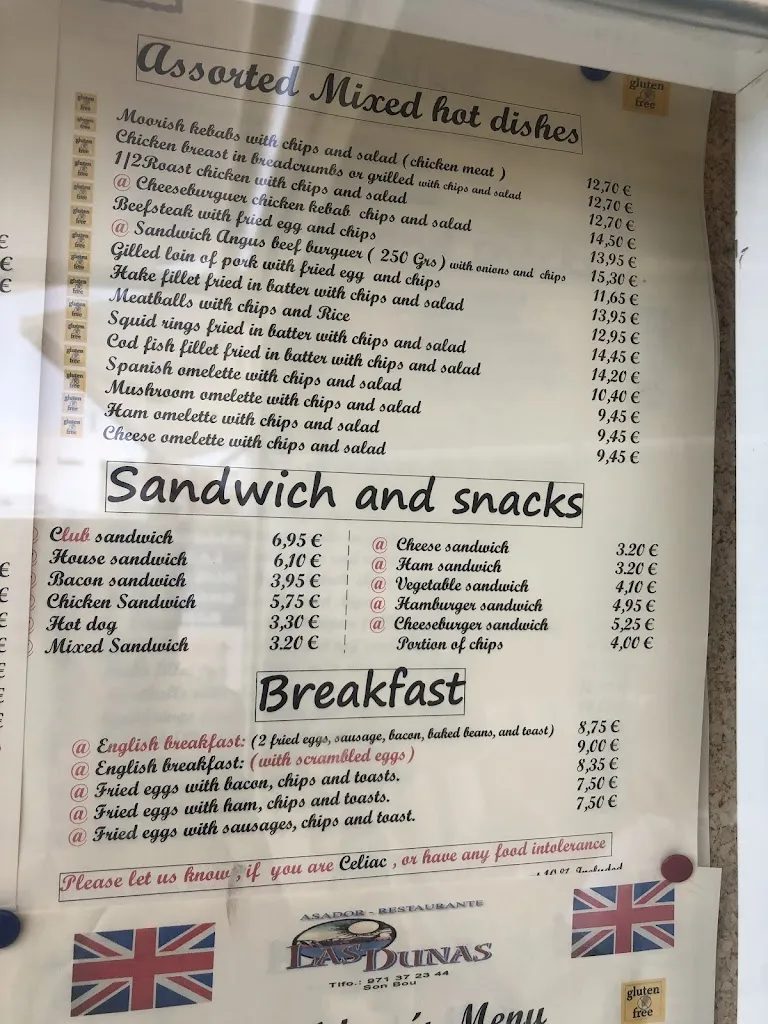 Menu_Asador Las Dunas Restaurant_Alaior_image_1