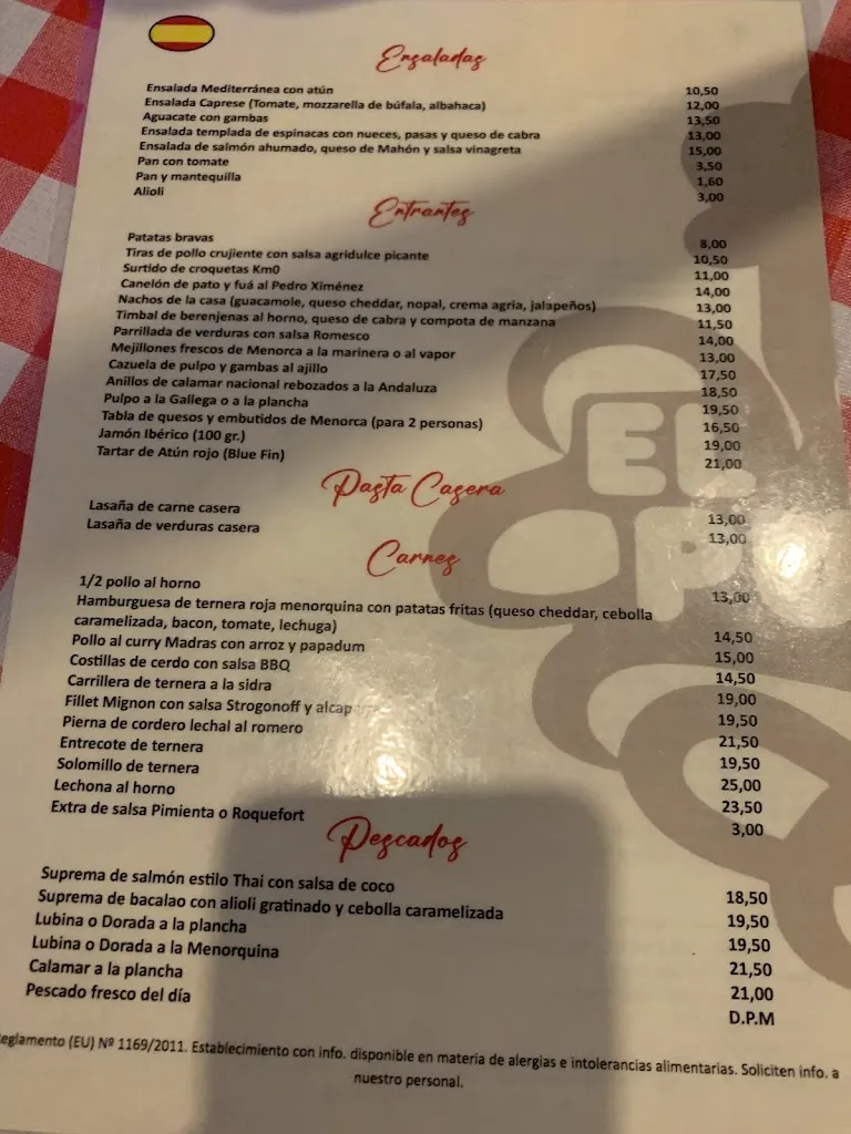 Menu_Restaurante El Pulpo_Alaior_image_1