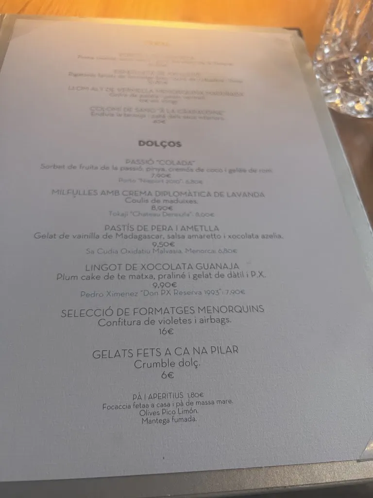 Menu_Restaurante Ca na Pilar_Alaior_image_4