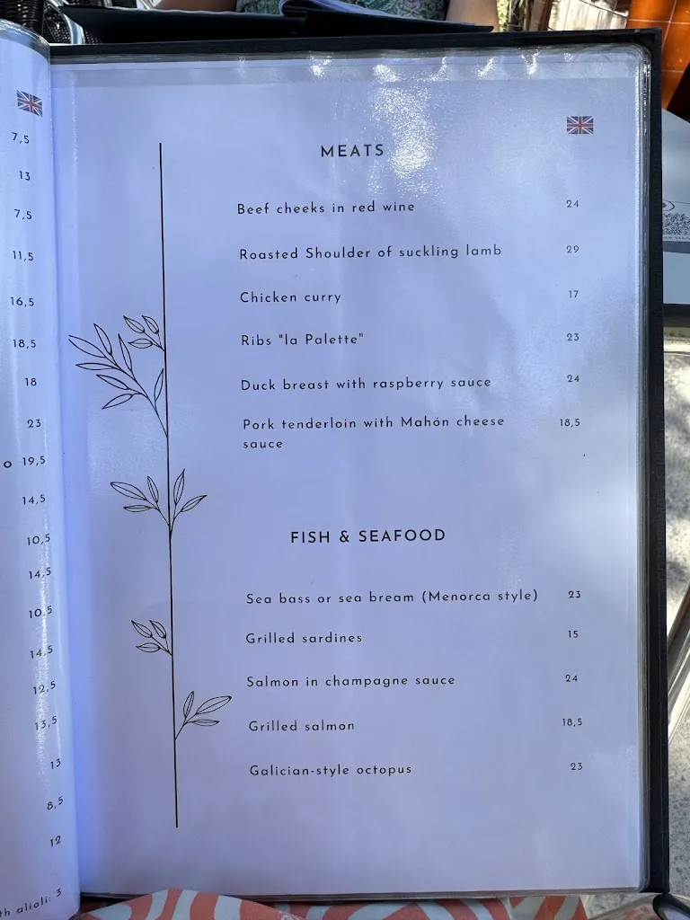 Menu_La Palette_Alaior_image_1