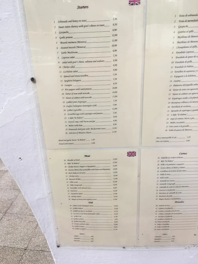 Menu_La Palette_Alaior_image_4