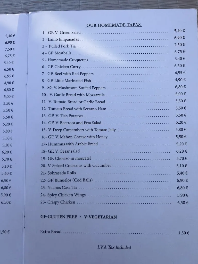 Menu_Casa Tia Tapas_Alaior_image_2