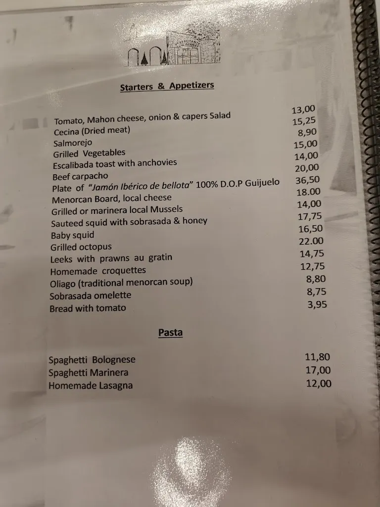 Menu_Ca'n Bernat_Alaior_image_3