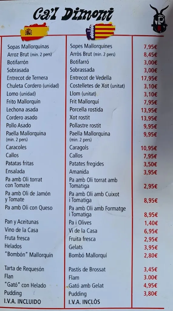 Menu_Restaurant Cal Dimoni_Algaida_image_2