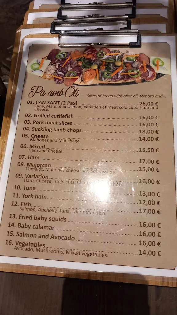 Menu_Can Sant Cafe_Algaida_image_1