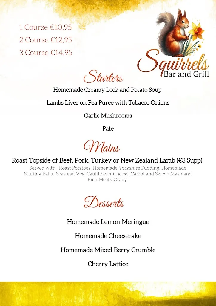 Menu_Squirrels Bar & Grill_Benijofar_image_4