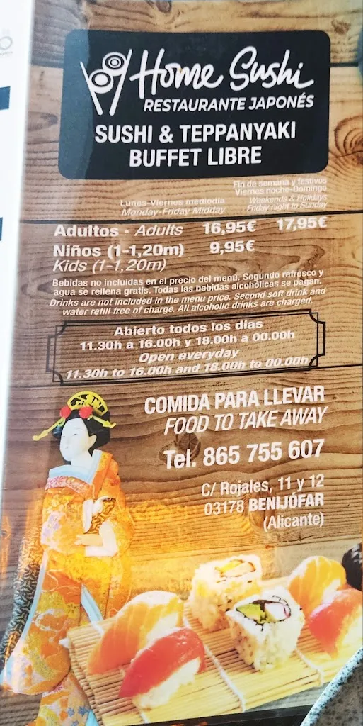 Menu_Restaurante Home Sushi_Benijofar_image_1
