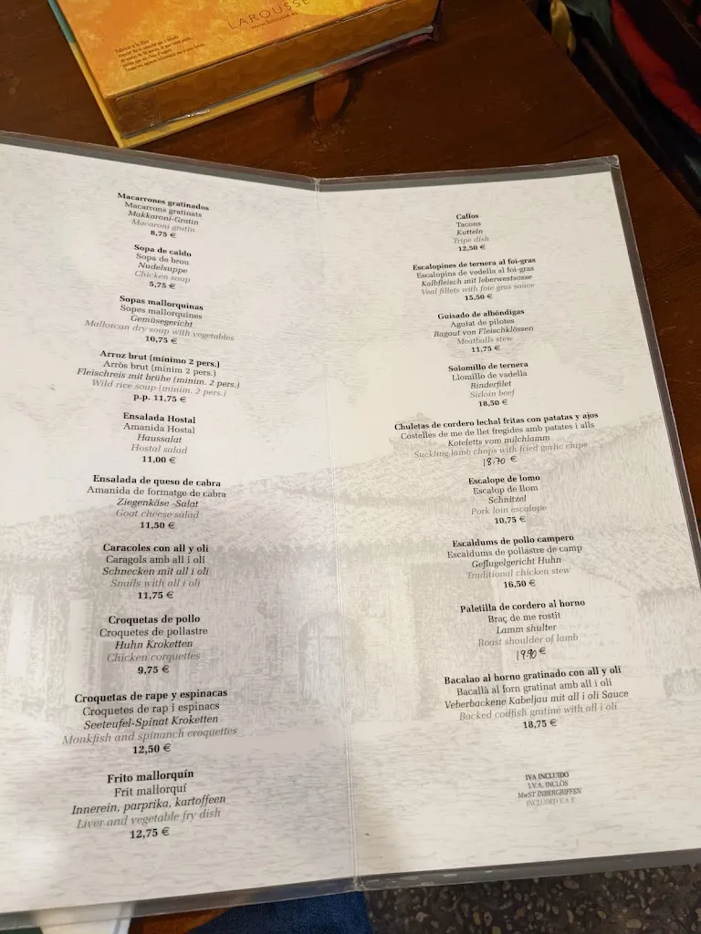Menu_Restaurante Hostal d'Algaida_Algaida_image_2