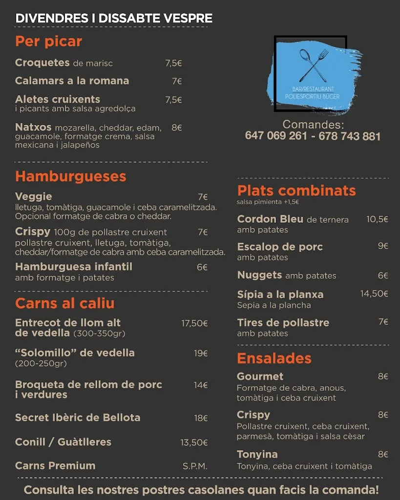 Menu_Poliesportiu de Búger_Búger_image_1