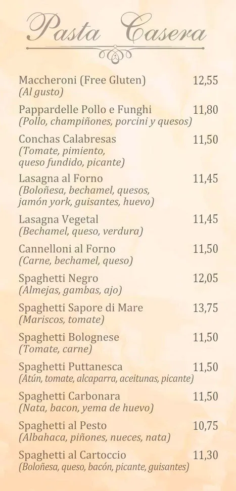 Menu_Il Gondoliere (palacio de deporte)_Zaidín_image_3