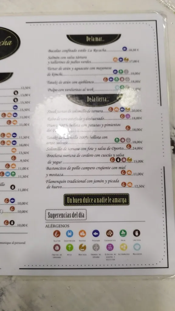 Menu_La recacha meson_Zaidín_image_2