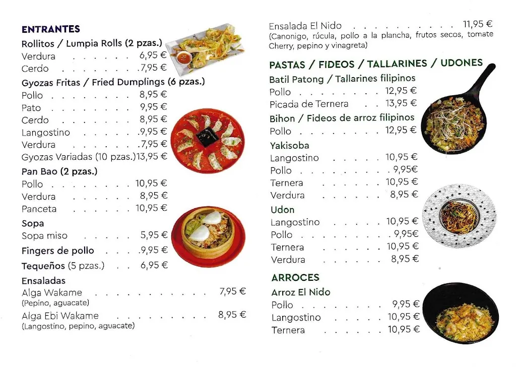 Menu_EL NIDO FUSION FOOD_Zaidín_image_2