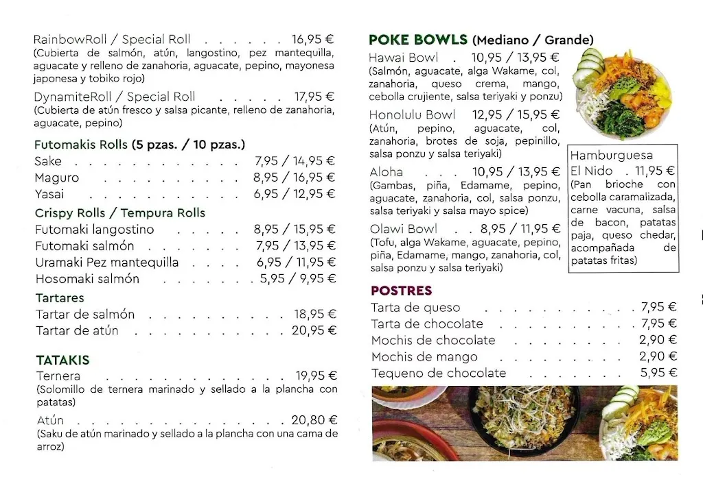 Menu_EL NIDO FUSION FOOD_Zaidín_image_3