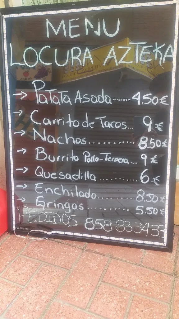 Menu_Locura Azteca_Zaidín_immagine_4