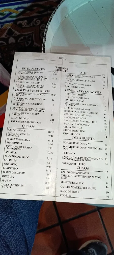 Menu_Taberna Morales_Zaidín_image_1