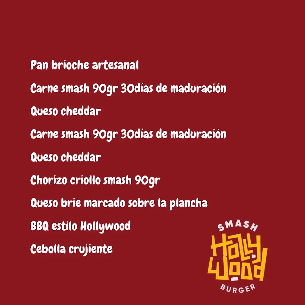 Menu_Hollywood smash burger_Zaidín_image_1