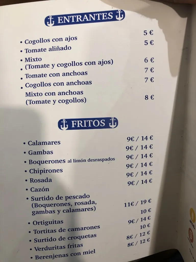 Menu_Restaurante Pescaito El Ancla_Zaidín_image_1