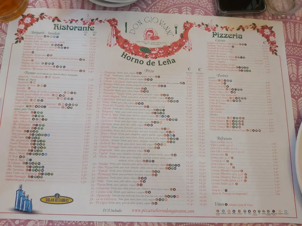 Menu_Restaurante Don Giovanni_Zaidín_image_2