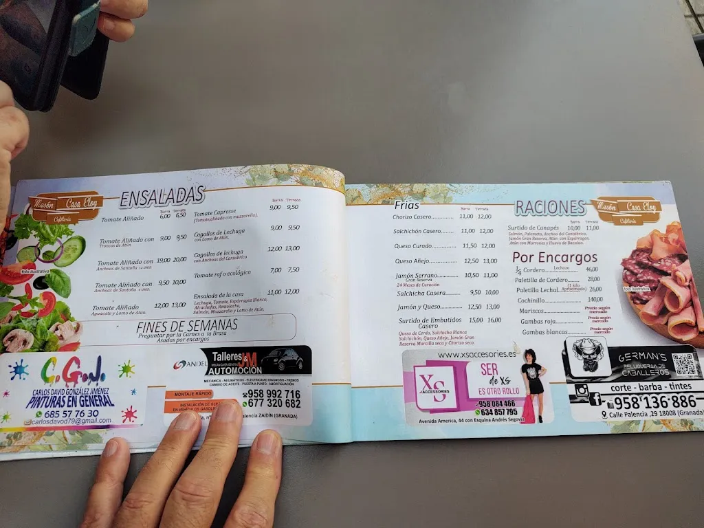 Menu_Mesón Casa Eloy_Zaidín_image_2